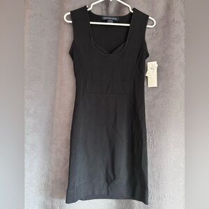 French Connection Black Sleeveless Bodycon Dress